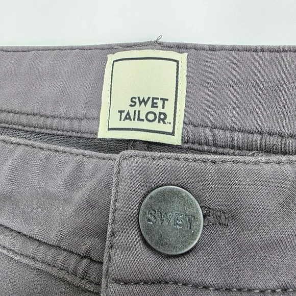 Quiet Luxury Swet Tailor All-In Pants Men’s 36x30 Stretch Deeper Grey Everyday - Picture 6 of 12